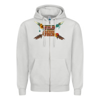 Dove Grey wild one with gemstone and sunflower Zipper Hoodie - Artiststas