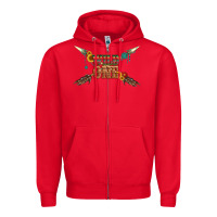 Red wild one with gemstone and sunflower Zipper Hoodie - Artiststas