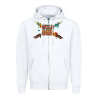 White wild one with gemstone and sunflower Zipper Hoodie - Artiststas