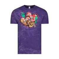 Cloud Purple nurse hearts Vintage Tee - CowGirlArtShop