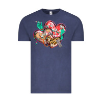 Vintage Denim nurse hearts Vintage Tee - CowGirlArtShop