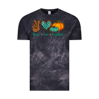 Cloud Black peace love pumpkins Vintage Tee - Jasminsmagicworld