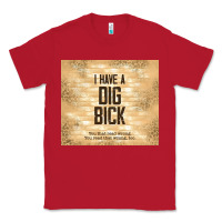 Red sarcastic funny i have a dig bick Classic Tee - TumblerDesignByShophia