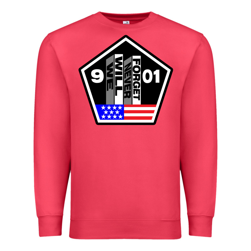 9-11 We Will Never Forget Premium Sweatshirt by longCreatives | Teevron
