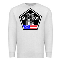 Oatmeal Heather 9-11 We Will Never Forget Premium Sweatshirt - longCreatives