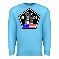 Ocean Blue 9-11 We Will Never Forget Premium Sweatshirt - longCreatives