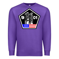 Purple 9-11 We Will Never Forget Premium Sweatshirt - longCreatives