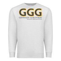Oatmeal Heather GENNADY GOLOVKIN - Official Merchandise Premium Sweatshirt - longCreatives