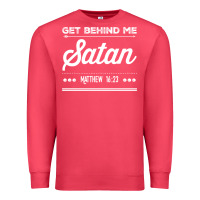 Cardinal Get behind me Satan Matthew 1623 Quote Premium Sweatshirt - longCreatives