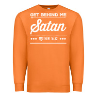 Carrot Get behind me Satan Matthew 1623 Quote Premium Sweatshirt - longCreatives