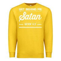 Lemon Get behind me Satan Matthew 1623 Quote Premium Sweatshirt - longCreatives