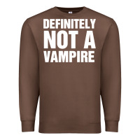 Chestnut Definitely Not A Vampire merch Premium Sweatshirt - longCreatives