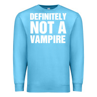 Ocean Blue Definitely Not A Vampire merch Premium Sweatshirt - longCreatives