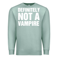 Seafoam Definitely Not A Vampire merch Premium Sweatshirt - longCreatives