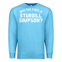 Ocean Blue who the fuck is sturgill simpson Premium Sweatshirt - longCreatives