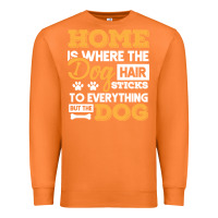 Carrot dog t  shirt home is where the dog hair stick funny  gift t  shirt Premium Sweatshirt - longCreatives