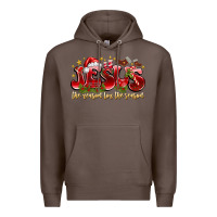 Coffee Jesus The Reason For The Season Premium Hoodie - CowhideDigitalArt