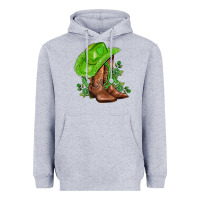 Heather Grey green  cowgirl and roses Heavyweight Hoodie - AdoDesignShop