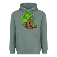 Sage green  cowgirl and roses Heavyweight Hoodie - AdoDesignShop