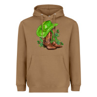 Green  Cowgirl And Roses Heavyweight Hoodie | Teevron