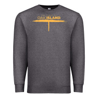 Charcoal Heather The Curse of Oak Island Comfortable Short Sleeve Premium Sweatshirt - longCreatives