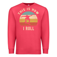 Cardinal Skater - This Is How I Roll Retro Skateboard Gift Premium Sweatshirt - longCreatives