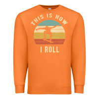Carrot Skater - This Is How I Roll Retro Skateboard Gift Premium Sweatshirt - longCreatives