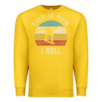 Lemon Skater - This Is How I Roll Retro Skateboard Gift Premium Sweatshirt - longCreatives
