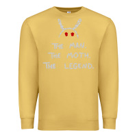Antique Gold The Man The Moth The Legend Mothman Premium Sweatshirt - longCreatives