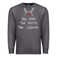 Charcoal Heather The Man The Moth The Legend Mothman Premium Sweatshirt - longCreatives