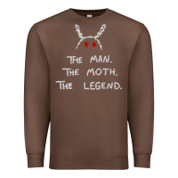 Chestnut The Man The Moth The Legend Mothman Premium Sweatshirt - longCreatives