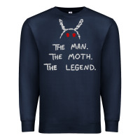 Navy The Man The Moth The Legend Mothman Premium Sweatshirt - longCreatives