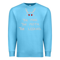 Ocean Blue The Man The Moth The Legend Mothman Premium Sweatshirt - longCreatives