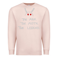 Pale Pink The Man The Moth The Legend Mothman Premium Sweatshirt - longCreatives