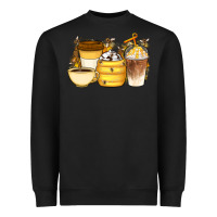 Black Bee Honey Coffee Cups Heavyweight Sweatshirt - Artiststas