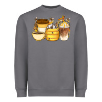 Storm Bee Honey Coffee Cups Heavyweight Sweatshirt - Artiststas