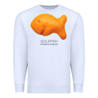 White Scientific Goldfish Premium Sweatshirt - longCreatives