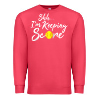 Cardinal Scorekeeper Softball Team Scorebook Keeper Raglan Baseball Premium Sweatshirt - longCreatives