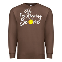 Chestnut Scorekeeper Softball Team Scorebook Keeper Raglan Baseball Premium Sweatshirt - longCreatives