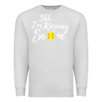 Dove Grey Scorekeeper Softball Team Scorebook Keeper Raglan Baseball Premium Sweatshirt - longCreatives