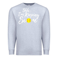 Heather Grey Scorekeeper Softball Team Scorebook Keeper Raglan Baseball Premium Sweatshirt - longCreatives