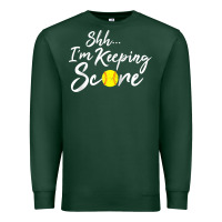Sports Green Scorekeeper Softball Team Scorebook Keeper Raglan Baseball Premium Sweatshirt - longCreatives