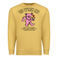 Antique Gold The Women Are Dancing Bear Smarter Premium Sweatshirt - longCreatives