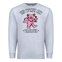 Heather Grey The Women Are Dancing Bear Smarter Premium Sweatshirt - longCreatives