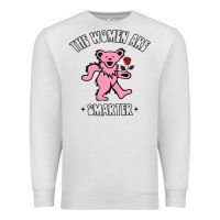 Oatmeal Heather The Women Are Dancing Bear Smarter Premium Sweatshirt - longCreatives