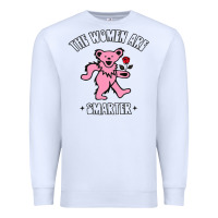 White The Women Are Dancing Bear Smarter Premium Sweatshirt - longCreatives