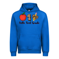 Cobalt hello first grade leopard 3200x2400 Urban Hoodie - AdoDesignShop