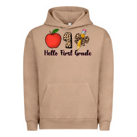 Pigment Burro hello first grade leopard 3200x2400 Urban Hoodie - AdoDesignShop