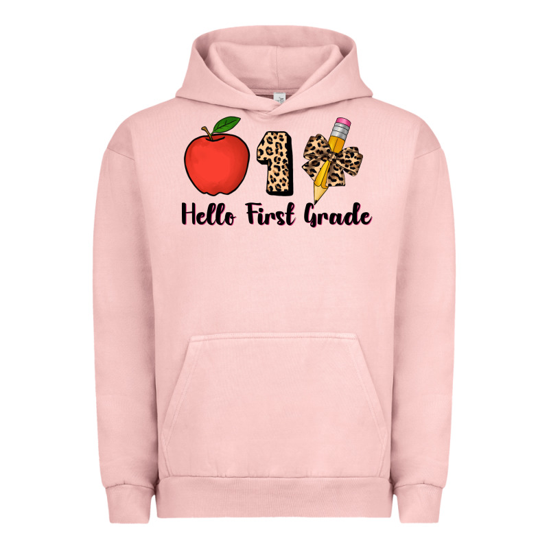 Hello First Grade Leopard 3200x2400 Urban Hoodie by AdoDesignShop | Teevron