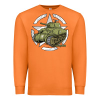 Carrot Sherman M4A1 WWII Army Tank History Vintage Premium Sweatshirt - longCreatives